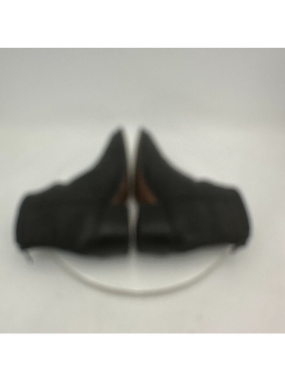 Loeffler Randall Women Size 7.5B Black Leather Back Zip Ankle Low Heel Boot - Picture 6 of 11